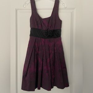 Speechless plum/ black cocktail dress